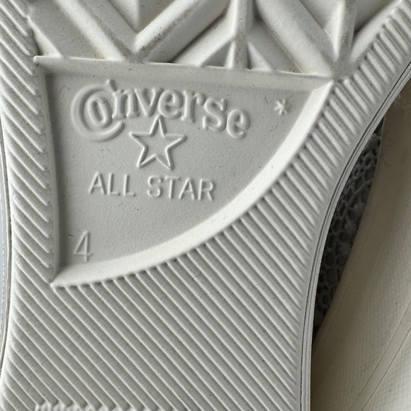 NWOT CONVERSE Chuck Taylor All Star High Top Platform Crocheted Sz 6 - Picture 11 of 12